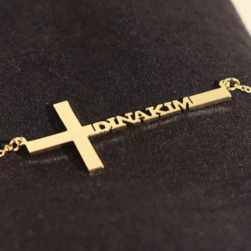 Customized Name Necklace Collier 