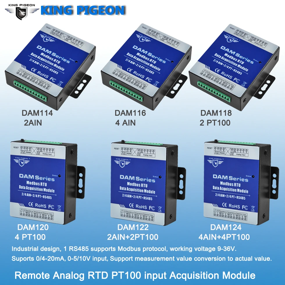 Модуль ДУ Modbus RTU IO 4 цифровых входа релейных выхода ретранслятор расширенные