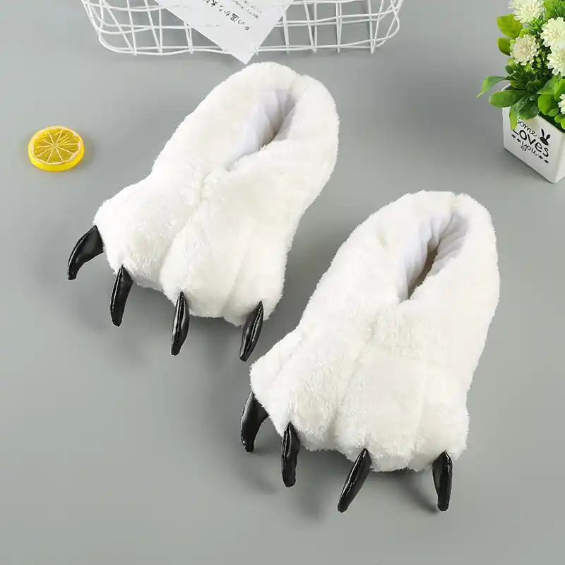 white claw slippers