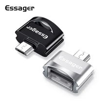 Адаптер Essager usb type C OTG для samsung A50 Xiaomi Redmi Note 7 8 Pro One Plus 6t 7 Pro USBC type-c к USB 3,0 OTG конвертер