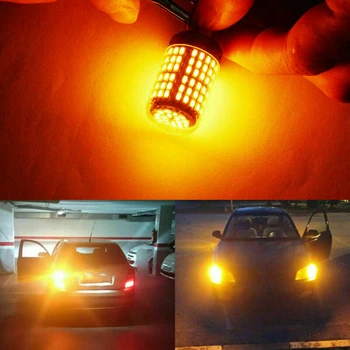 

1156 BA15S 3014 144SMD Turn Signal Light 12-24V Replacement Exterior Set