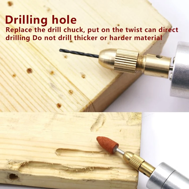 Usb 3-12 В Мини электрическая дрель ручная дрель мотор отверстие пилы Алюминиевый мини электрический Diy Pcb с сверлом для дерева пластик сверление 32 шт