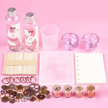 

1 Set Crystal Epoxy Resin Mold Notebook Casting Silicone Mould Handmade DIY Crafts Making Tools Kit
