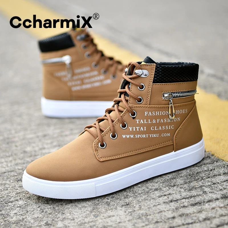 

Men's High-Top TrendTooling Boots Martin Boots Fashion Lace-Up Men's Boots Non-Slip Wear-Resistant Men's Shoes