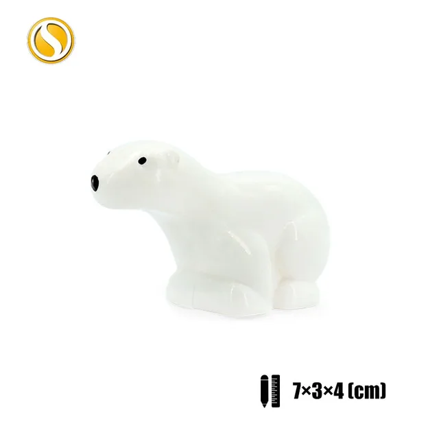Animal Baby Cat Dog Horse Tiger Dinosaur Big Building Blocks Cultivate Children's Love Compatible With Original Brands Toy Block White Bear Baby