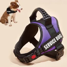

New Reflective And Customizable Dog Harness, Pets, Adjustable And Breathable Small And Large Pets, Vests With Tags Harness Dog