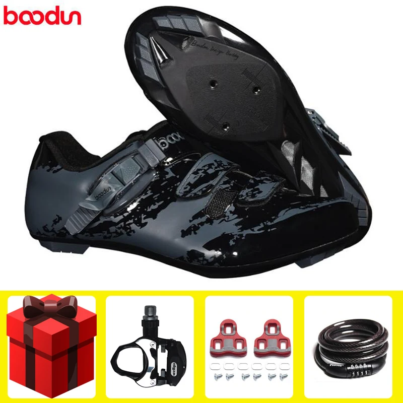 add all BOODUN/Обувь для велоспорта; Мужская обувь для езды на велосипеде; sapatilha ciclismo; самоблокирующаяся Нескользящая велосипедная обувь; Мужская Спортивная обувь для езды на велосипеде - Цвет: add all