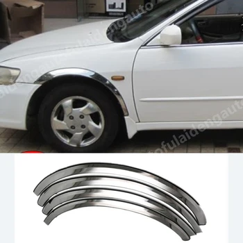 

4pcs For Honda Accord sedan 2008-2012 stainless steel Car Wheel Eyebrow Arch Trim Lips Fender Flares Protector Car Styling