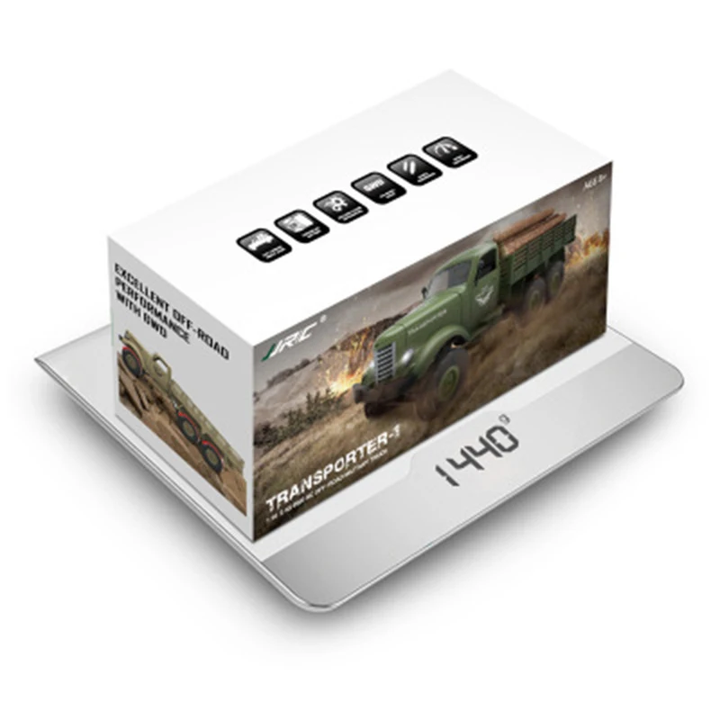 1:16 6WD внедорожный автомобиль военный грузовик автомобиль открытый альпинистский автомобиль LDE автомобиль свет металлический C Тип балки 30 минут Срок службы батареи RC автомобиль