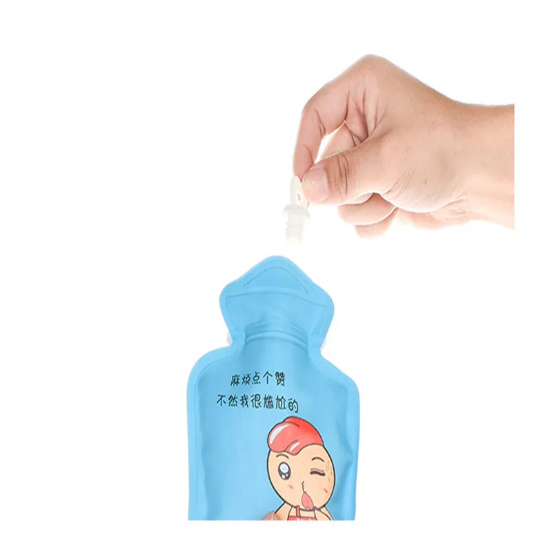 Плюшевые Ручные теплые бутылки для воды милые мини грелки маленький портативный ручной подогреватель воды инъекции сумка для хранения инструменты согревающий
