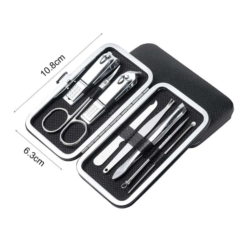 Nail Clipper Set Nail Clipper Nail Care Kit Nail Scissors Set Nail Clippers Manicure Pedicure Kit Manicure Set Manicure Sets Manicure Nail Clipper Set Nail Clippers Kit 1 Set Professional Manicure Cutters Compact Stainless Steel Comfortable Case Manicure Kit Pedicure Supplies