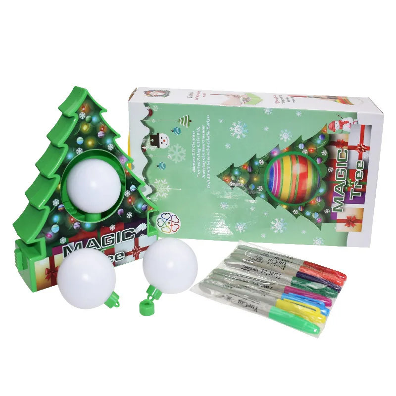 Забавные игрушки для рукоделия, Детские Рождественские елочные украшения, шары, настольный декор, набор украшений, детские рождественские подарки, развивающие игрушки
