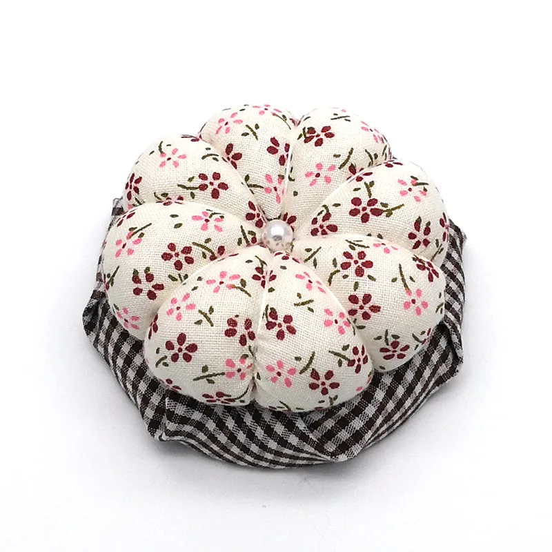 Поперечная граница Тыква Clog Pincushion ткань Pincushion ручной работы иглы крест инструмент для вышивания D шитье Pincushion сумка E68-2