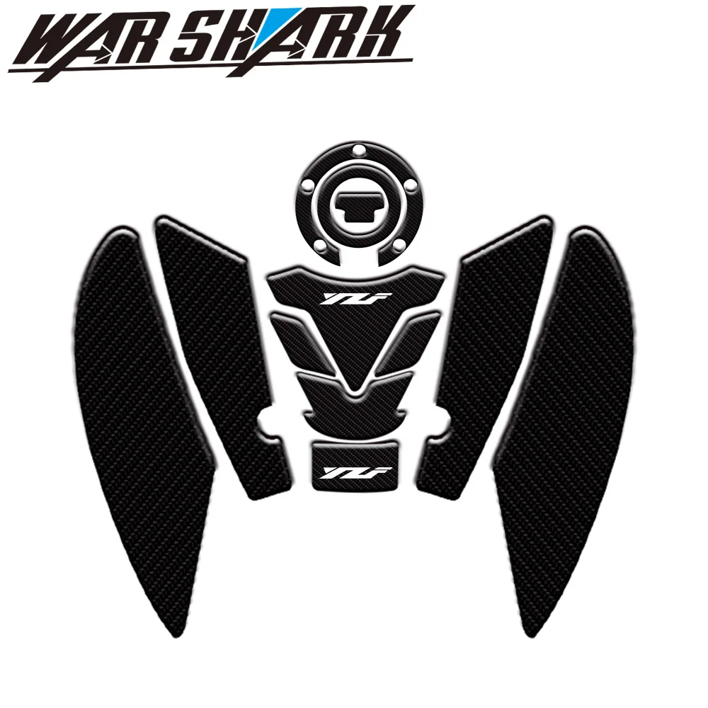 Высокий стиль Мотоцикл 3D танк Pad Защитная Наклейка для Yamaha YZF R6 YZFR6 - Цвет: A  1 set