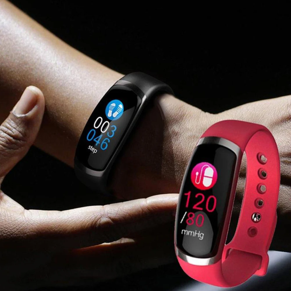 

A16 SmartWatch A16 SmartBracelet IP67 Waterproof Heart Rate Bracelet Fitness Tracker Touch Screen Alarm Clock pk V5 B31 Smart