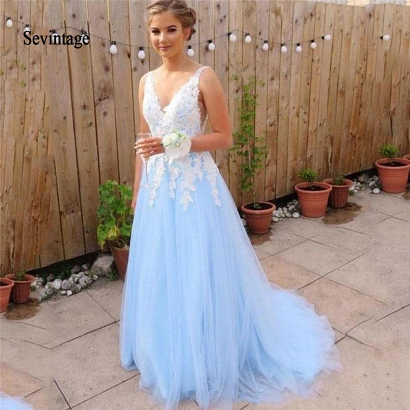 blue lace wedding gown