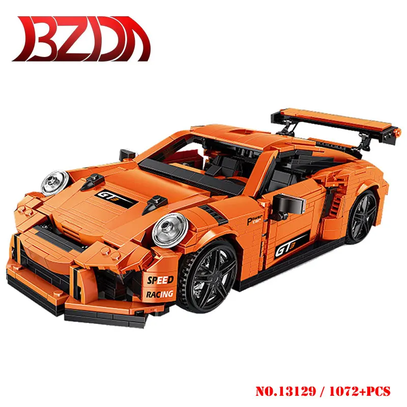Серия BZDA Technology Porsche 911 GT3 RS скоростной Чемпион Спортивный автомобиль строительные