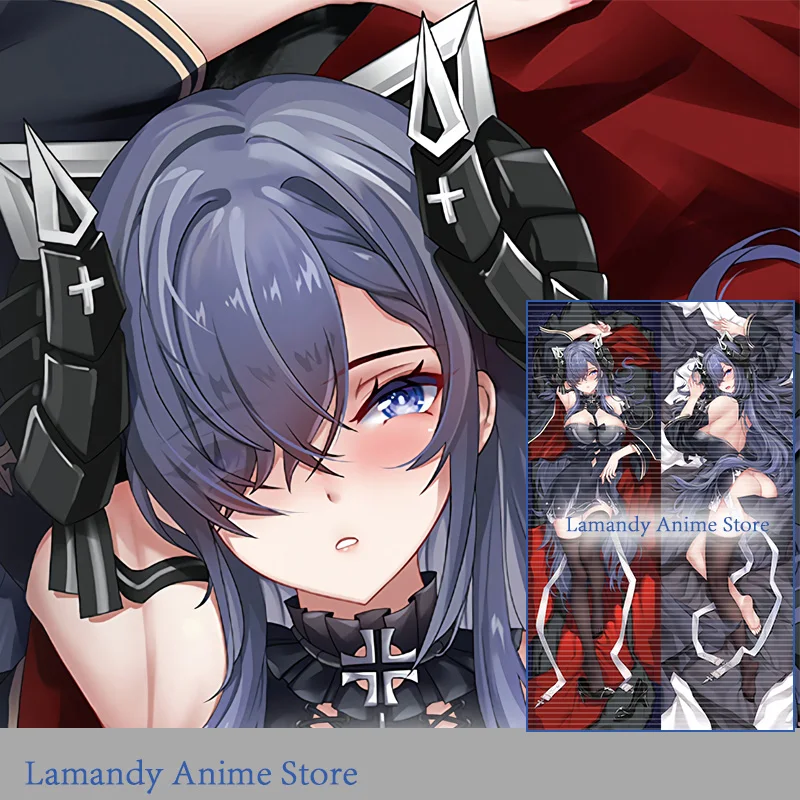 

Dakimakura Anime Azur Lane August von Parseval Double Sided Print Pillowcase Life Size Body Pillow Cover