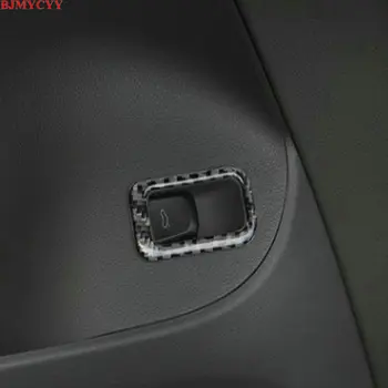 

BJMYCYY Car styling for Audi Q5 Car trunk switch carbon fiber decorative frame