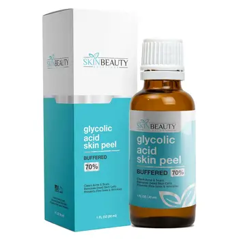 

GLYCOLIC ACID BUFFERED Skin Face Chemical Peel - 35% 50% 70% Acne Wrinkles Pores 30ml