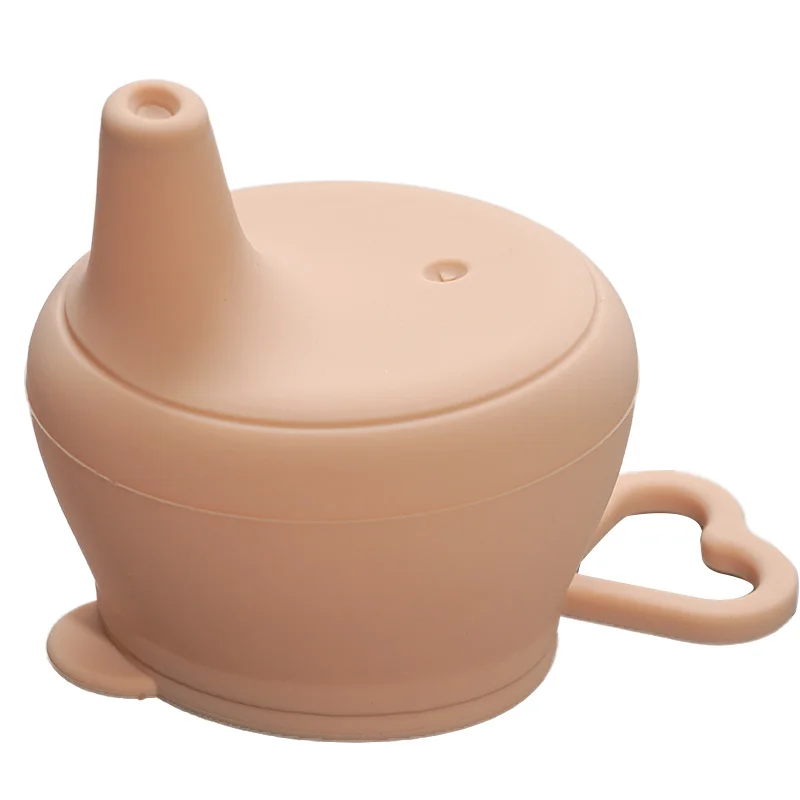 Drinking Cup Silicone Cups Feeding Cup Food Grade Silicone Baby Feeding Mug Lid Fashion Infant Drinkware Sippy Cups For Toddlers & Kids With Straw Cup