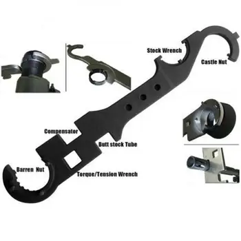 

AR15 M4 M16 Armorers Tool Wrench Full Steel Metal Y36 - A Field Multi-purpose Wrench Steel Ar Handguard Tool Muzzle