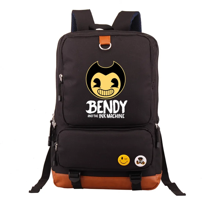 

Bandy And Ink Machine Bendy Backpack School Bag Backpack Hair