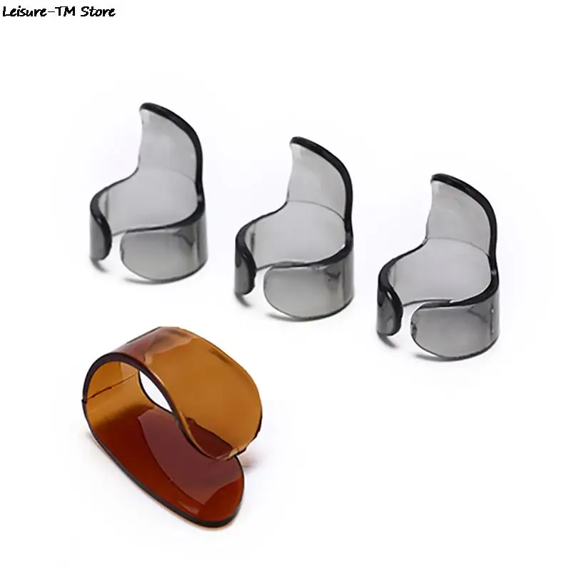Guitar Picks 4Pcs/set Thumb Finger Nail String Plectrums Musical Instrument Accessories Practical