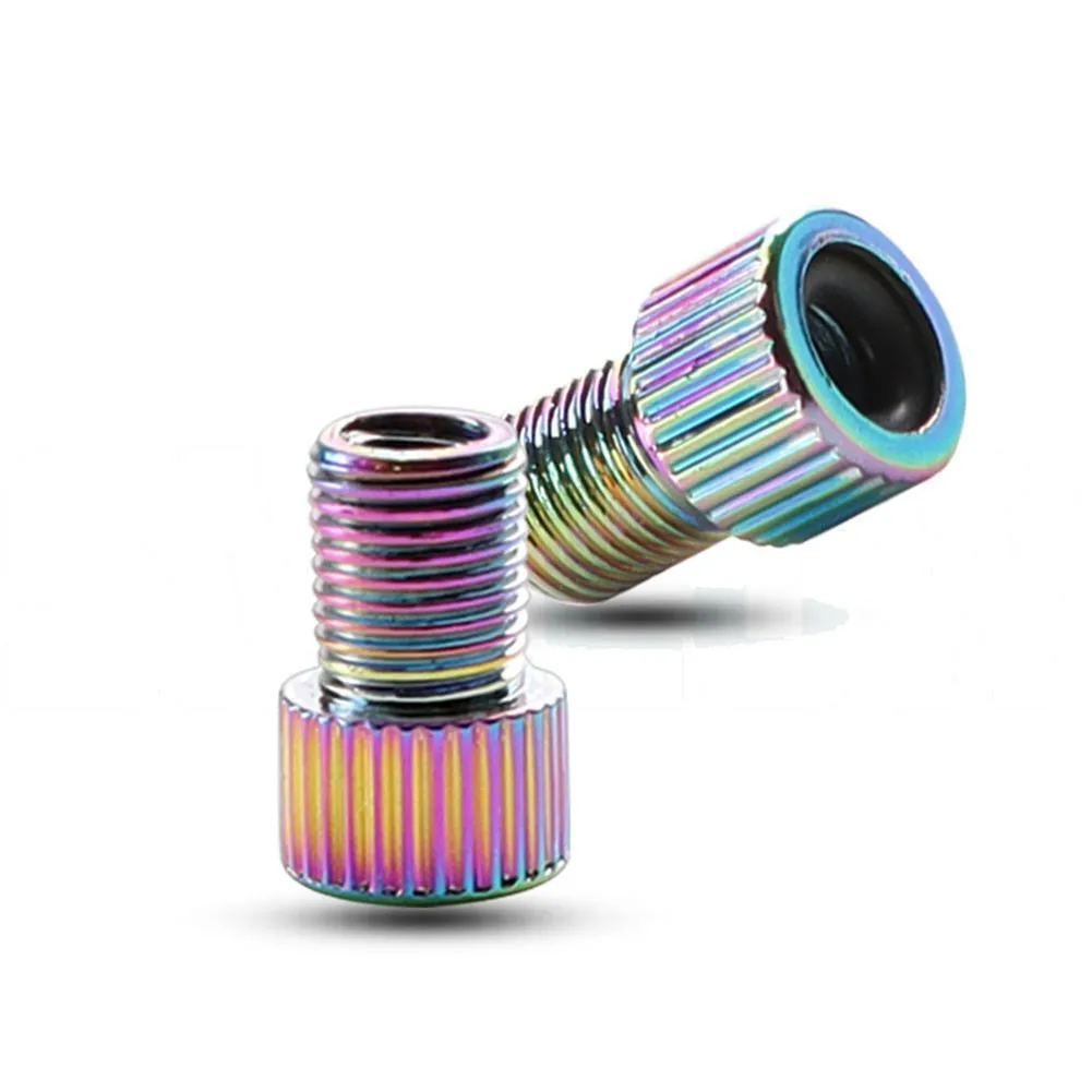 2 шт. адаптер для клапана конвертер шоссейного велосипеда трубка велосипедного