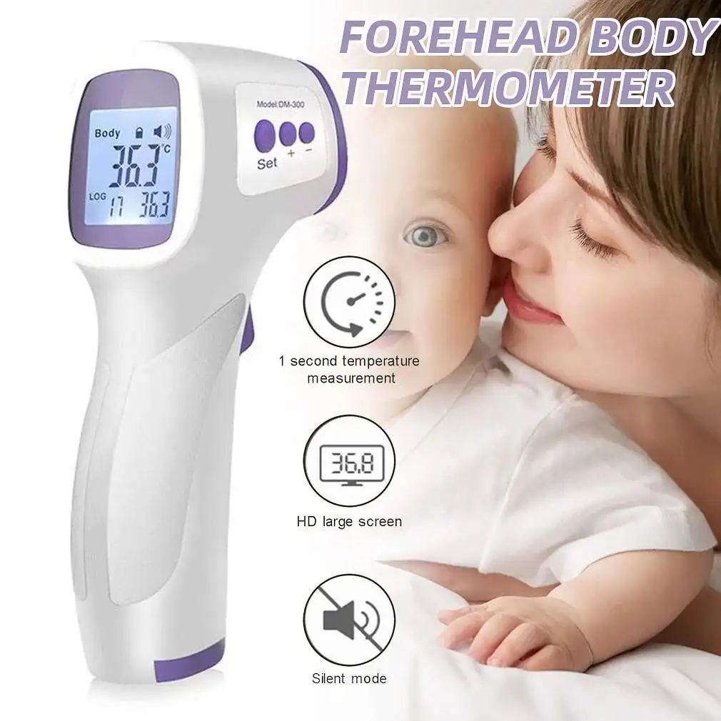 

Home Non Contact Forehead Infrared Digital Thermometer LCD IR Body Thermometer Baby Health Care Temperature Measurement Tool