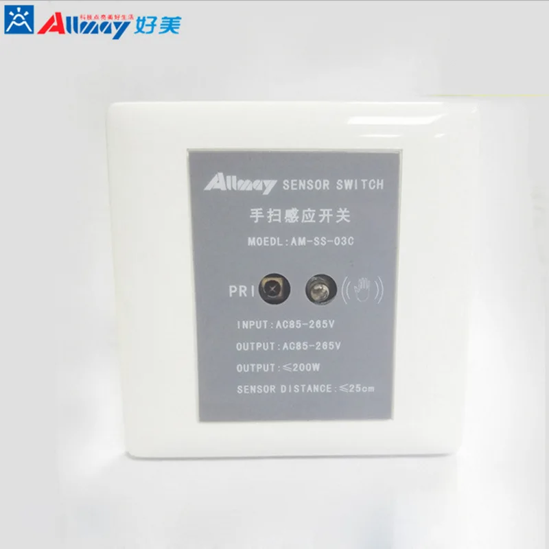 

86 Hand Sweep Inductive Switch Kitchen Bathroom Convention Lamps Inductive Switch 86 Breadboard Infrared Sensors Switch