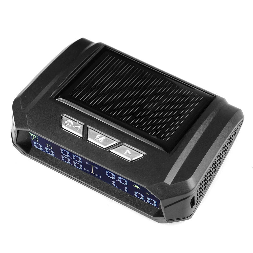 Truck Car TPMS Tire Pressure Monitoring System Auto Display Alarm Monitoring USB Charging Temperature Alert With 6 Sensors