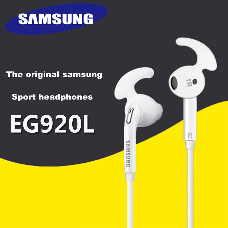 

Original SAMSUNG S7 S7edge EG920L Sport Earphone 3.5mm In-Ear Wired Headsets for Galaxy S6/5/4/3/2 Note/3/4/5 For android phones
