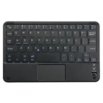 

7Inch Ultra-Slim Wireless Bluetooth Keyboard With Built-In Multi-PressTouchpad And Rechargeable Battery For Android And Windows