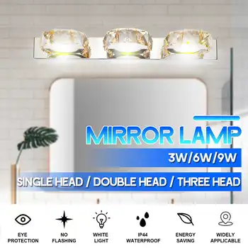 

Wall Lamp Vanity Makeup Mirror Light 1/2/3Head 800Lm Bathroom Vanity Light White LED Mirror Front Lamp Bathroom Mirror Lights