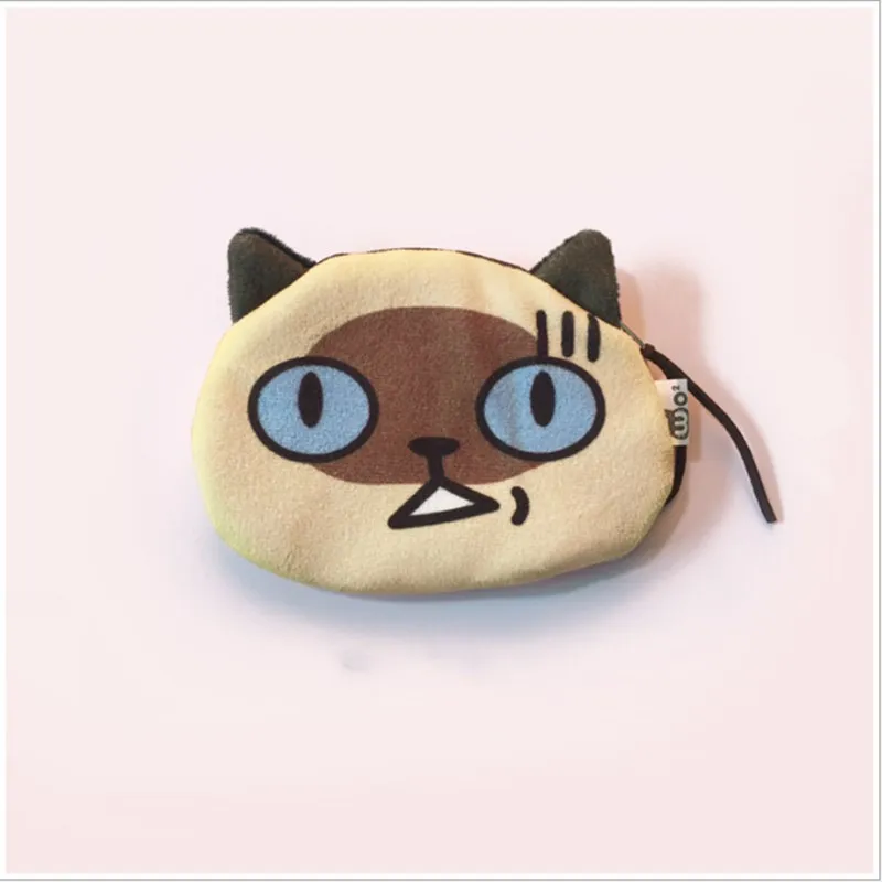 Мультяшное портмоне «кошка» Kawaii милый кошелек женский маленький кошелек для мелочи детская мини-сумка карман на молнии держатель для ключей - Цвет: 6