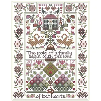 

Totem-Heart of Love patterns Counted Cross Stitch 11CT 14CT 18CT DIY Cross Stitch Kits Embroidery Needlework Sets home decor