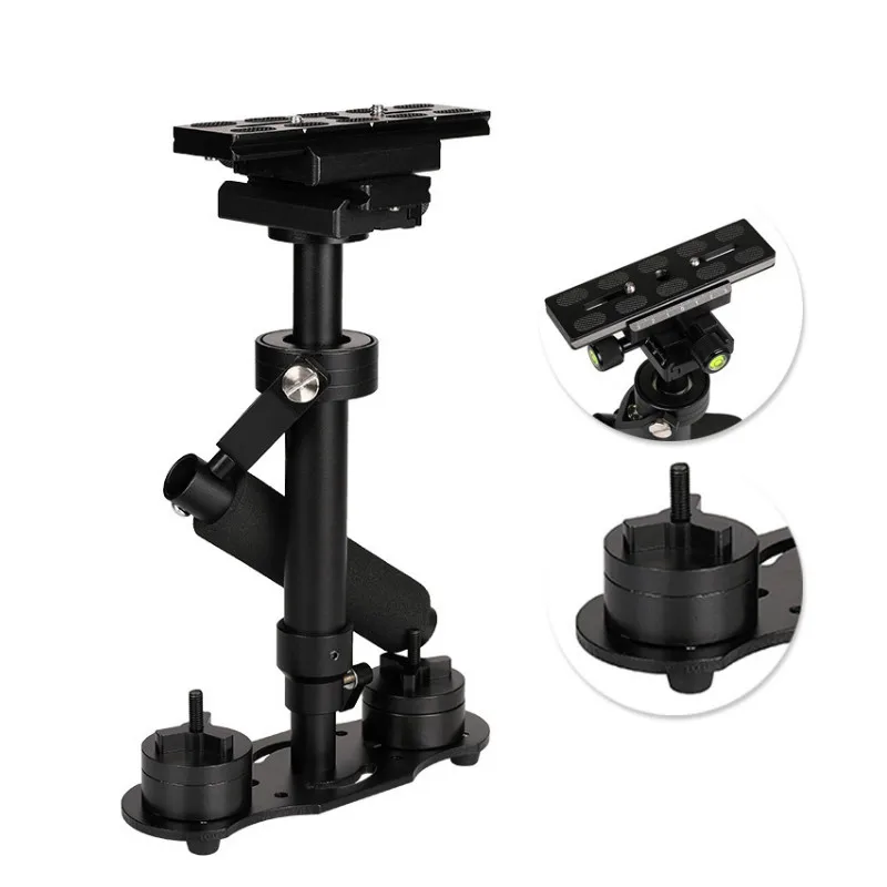 S60 Ручной Стабилизатор Портативный Видео Стабилизаторы Steadycam с быстроразъемной пластиной для Canon Nikon sony камеры GoPro