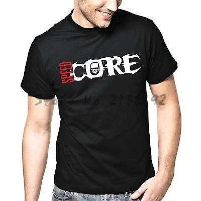 SPEEDCORE-Camiseta de XS-XXXL para hombre, camisa de marca de verano, Gabber, Hardcore, Club