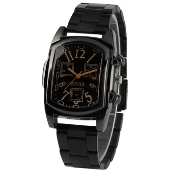 

Fashion Mens Watches Top Brand Luxury Rectangular Clock Male Watch Stainless Steel Waterproof Man Quartz Wristwatch Reloj Hombre