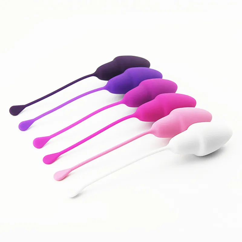 Medical Silicone Kegel Weighted Exercise Balls 6 Pcs Pelvic Vagina Tightening Ben Wa Balls Set for Women