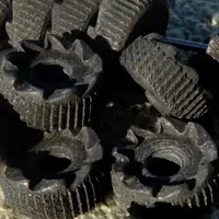3pcs/Lot 9mm*2.5mm*4mm 9 Claw Steel Wheel Replacement For Vintage Automatic Kerosene Press Lighter Repair Inner Part 1