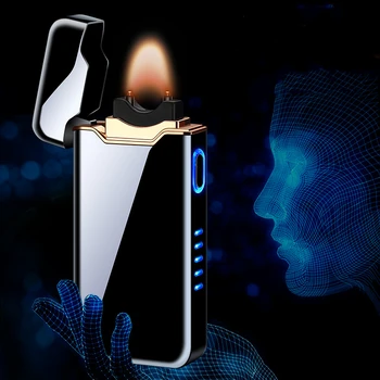 

Arc lighter USB LED Cigarette Cigar Lighter Gadgets For Men Bring Gift Box