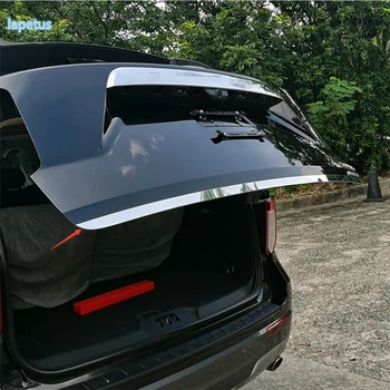 

Auto Styling Rear Tail Trunk Door Boot Lower Mouldings Strip Panel Cover Trim Fit For Ford Explorer 2020 2021 Exterior Refit Kit