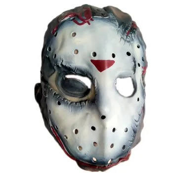 

Jason voorhees Freddy krueger Latex overhead mask Adult Costume Friday the 13th Killers party mask scary horror larp Cosplayy