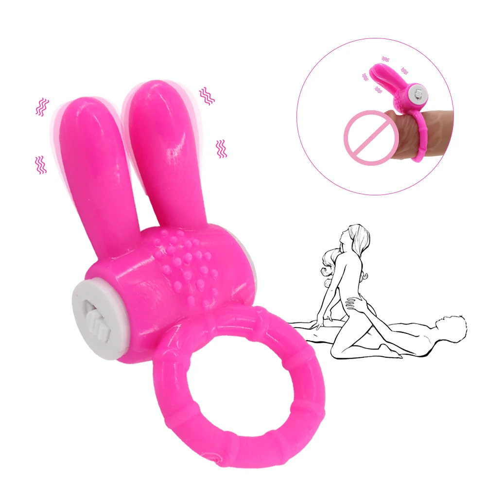 

EXVOID Vibrating Cock Ring Sex Shop Delay Ejacualtion Rabbit Penis Ring Vibrator Clitoris Stimulate Sex Toys for Men Erection
