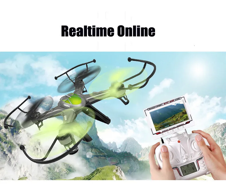 JJRC H9D 2,4G 6-осевой Квадрокоптер профессиональные FPV видео в режиме реального времени 5,8G с Камера 2,4G 4CH Квадрокоптер с дистанционным управлением ZLRC