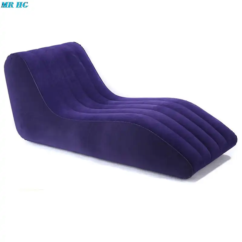 S Shape Inflatable Sofa Sex Chair Furniture For Couples Adult