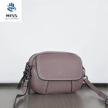 

Genuine Leather mini bag female 2019 new women's bag Luxury design big name Small round bag shoulder slung handbag