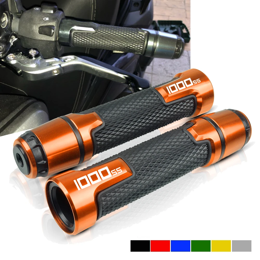 

For Ducati SUPERSPORT Diavel/Carbon/XDiavel/S 900SS/1000SS SPORT/GT 7/8'' Motorcycle Handle bar Caps / Handlebar Grips CNC 22MM